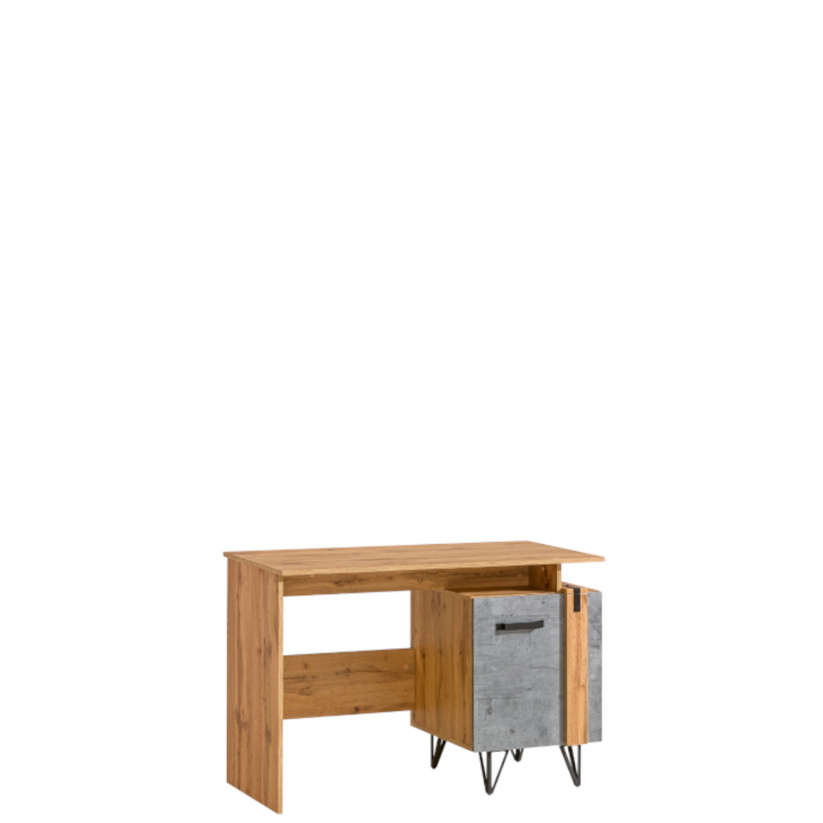 CRATE_Lo9 - nowoczesne biurko z pojemną szafką (80x120x55cm)
