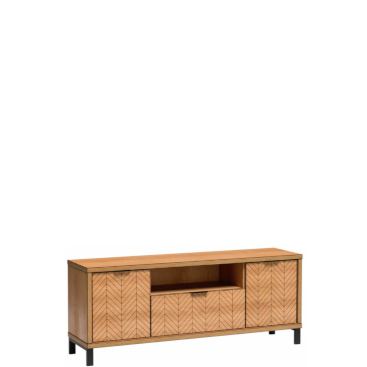 FONTI_F06 - szeroka szafka RTV (53x158x40,6 cm)